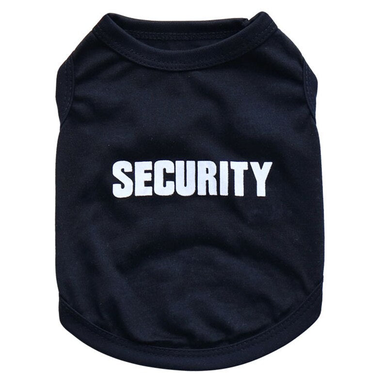 Cute Dog Clothes Pet Vest Puppy Letter Print Cotton T Shirt