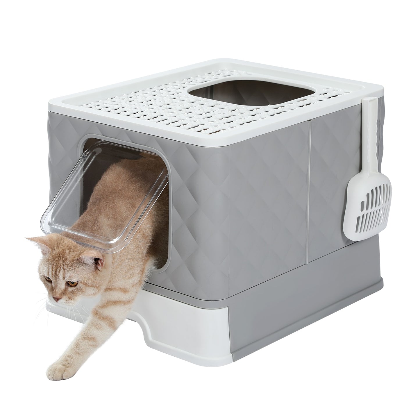 Litter Boxes Large Cats Foldable Litter Box