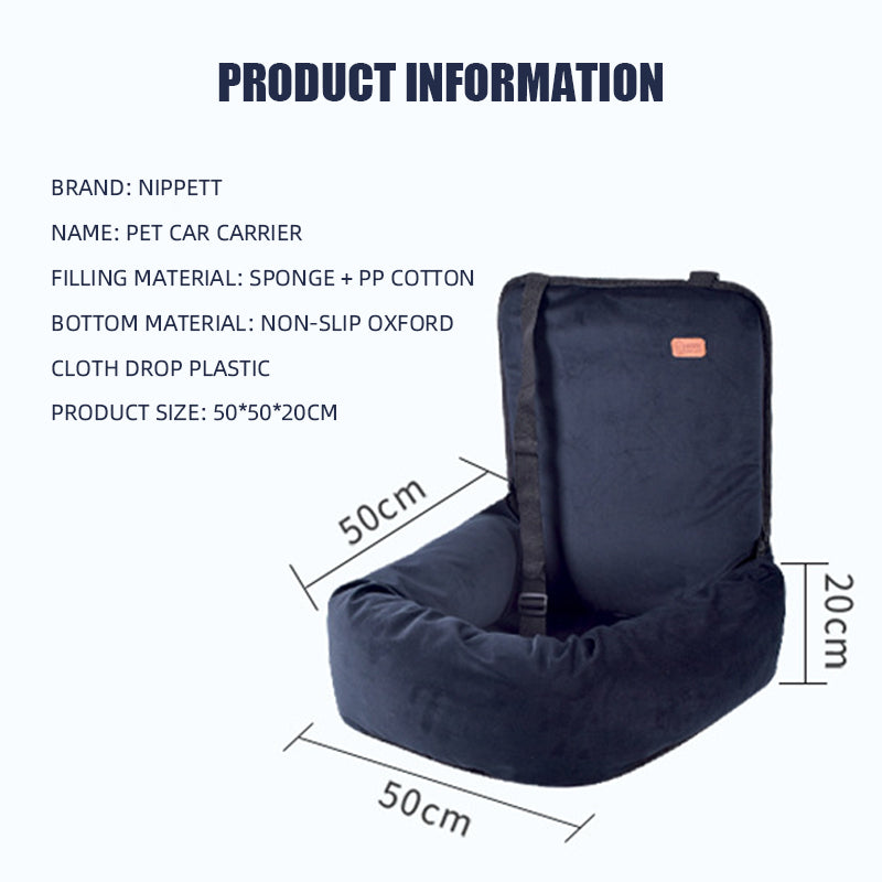 Dog Car Seat Central Control Nonslip Dog Carriers