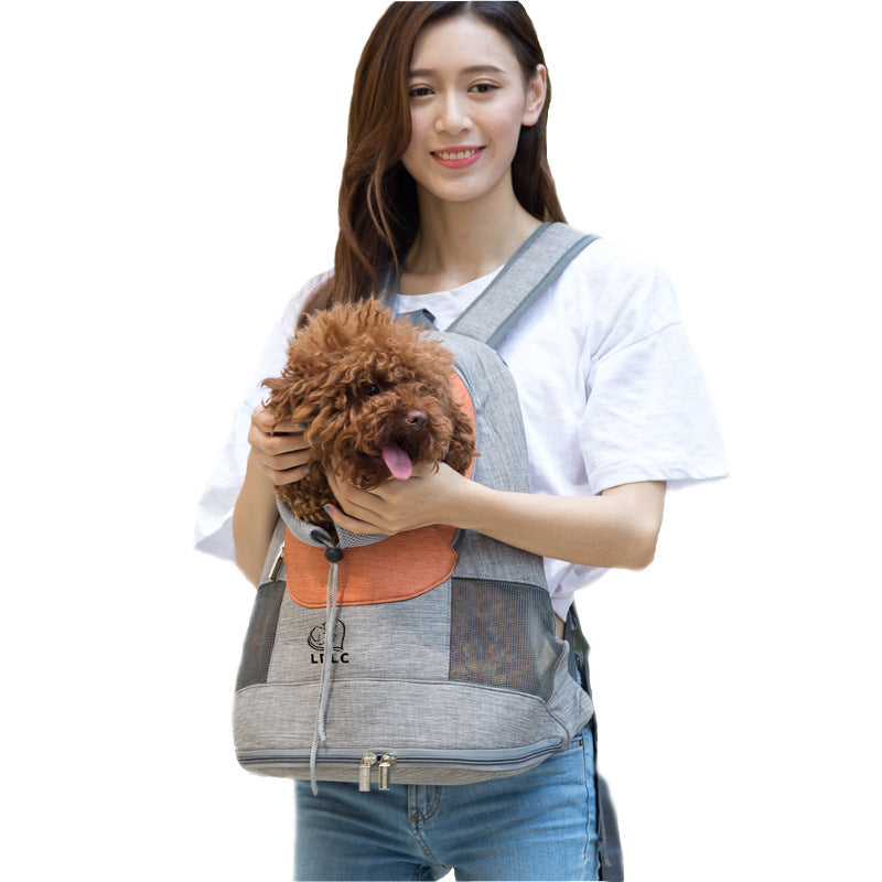 Can Show Head Pet Chest Bag Portable Breathable Cat Backpack