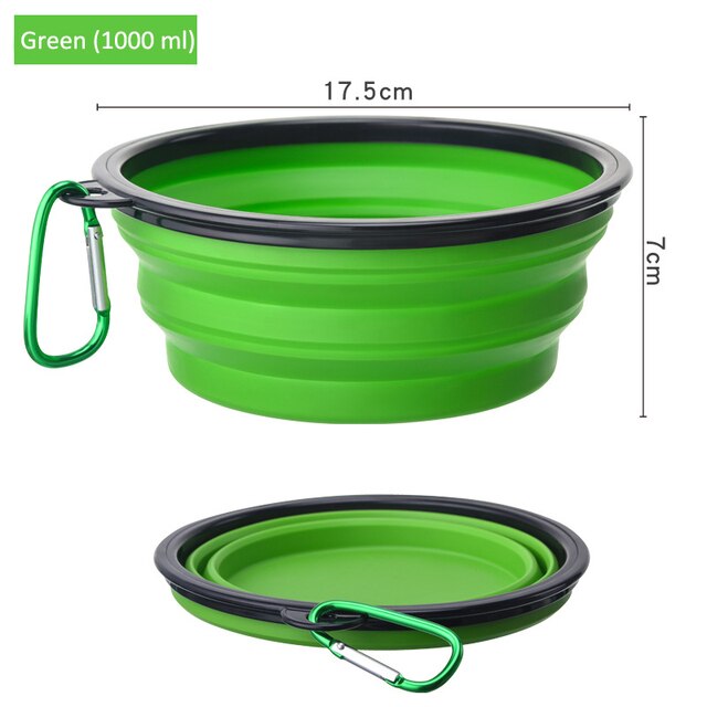 Foldable Dog Bowl Portable Silicone Large Water Food Bowl