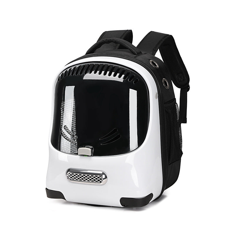 Pet Trolley Cat Backpack Universal Wheel Trolley Pet Bag