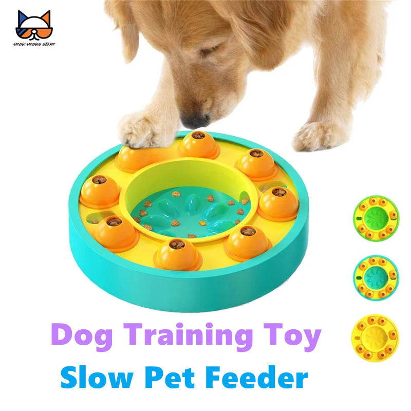 Pet Training Toys Food  Turntable Eco-friendly Multifunction Pet Food Dish