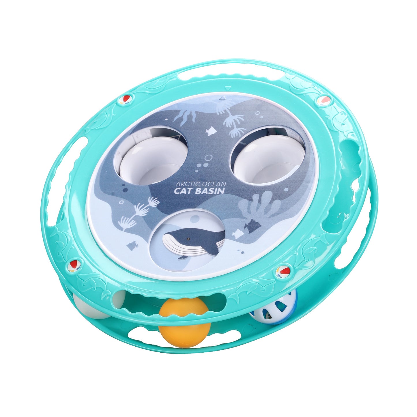 Creative Cat Self-healing Toy 360-degree Rotatable Home Interactive Toy