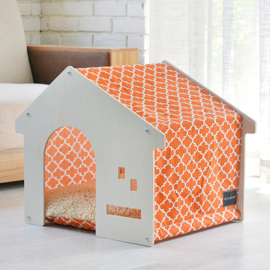 Indoor Princess Nest Cat Small Dog House Wooden Dog Kennel