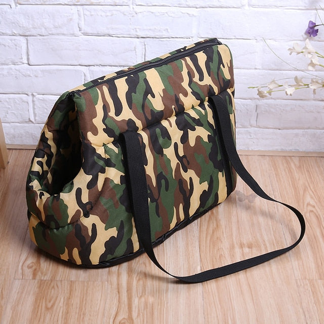 Camouflage Pet Dog Carrier Bags Portable Puppy Sling Bag