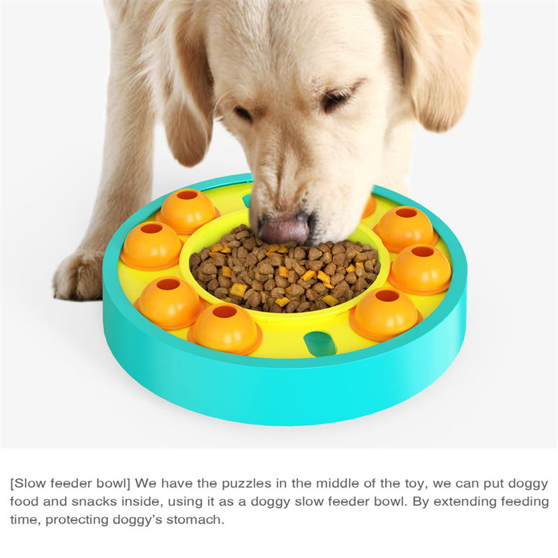 Pet Training Toys Food  Turntable Eco-friendly Multifunction Pet Food Dish