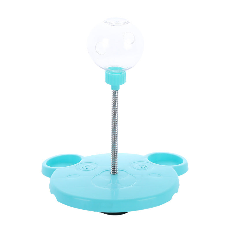 Cat Leaking Food Ball Self-Playing Tumbler Toys Funny Swing Feeder Stick