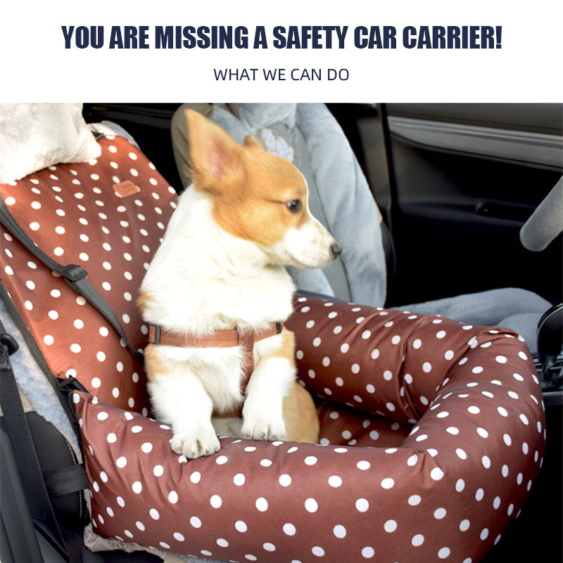 Dog Car Seat Central Control Nonslip Dog Carriers