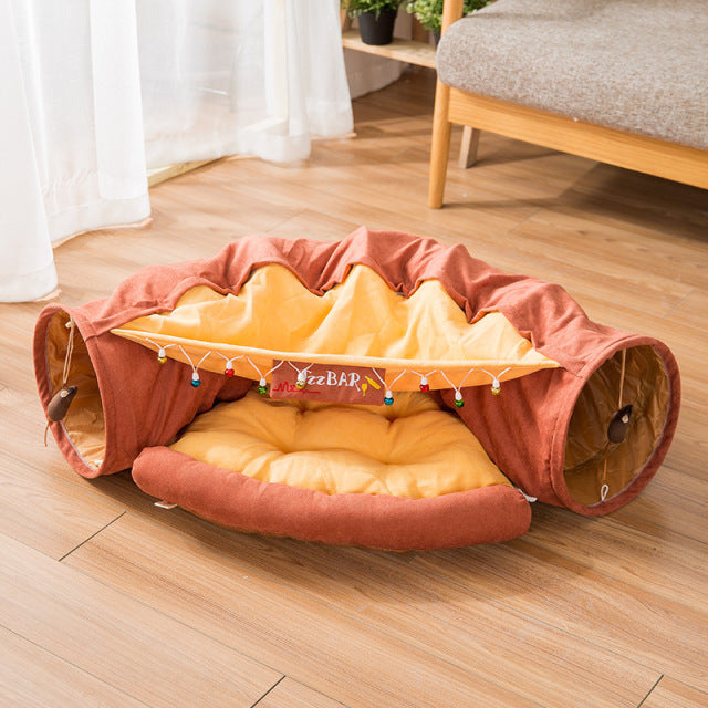 Pet Cat Tunnel Interactive Play Toys