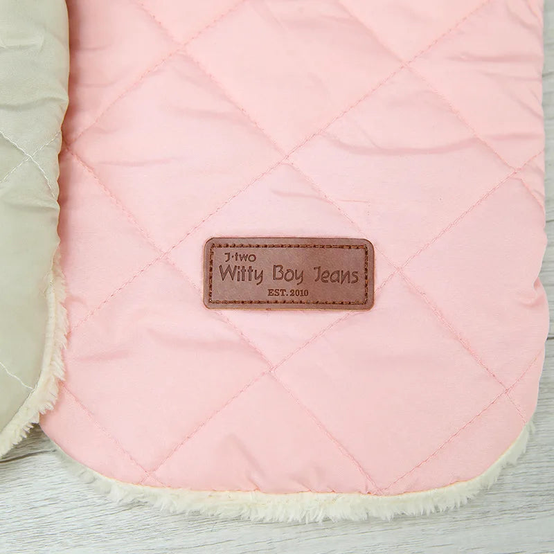 Solid Pet Dog Clothes Parkas Outfits Jacket Coat