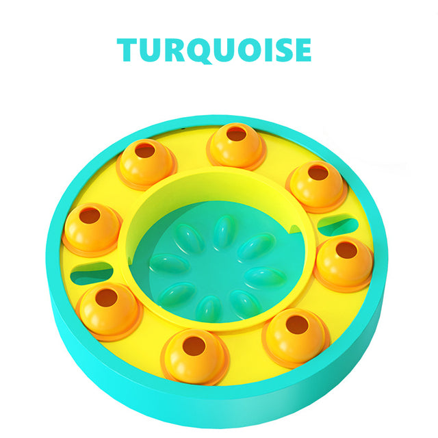 Pet Training Toys Food  Turntable Eco-friendly Multifunction Pet Food Dish