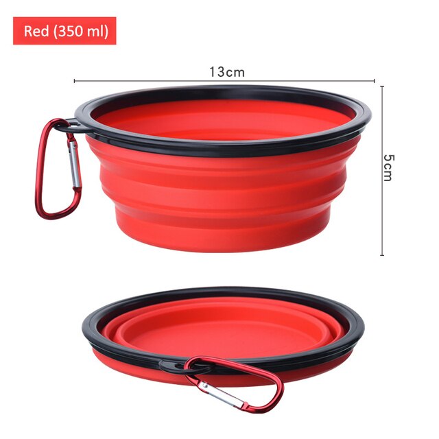 Foldable Dog Bowl Portable Silicone Large Water Food Bowl