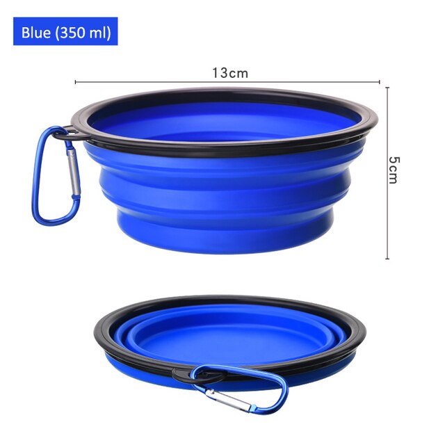 Foldable Dog Bowl Portable Silicone Large Water Food Bowl