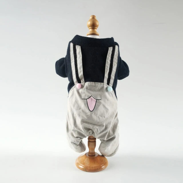 Dog Overalls Winter Clothes Jumpsuit Pet Costume