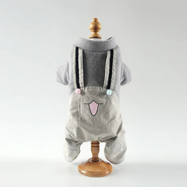 Dog Overalls Winter Clothes Jumpsuit Pet Costume
