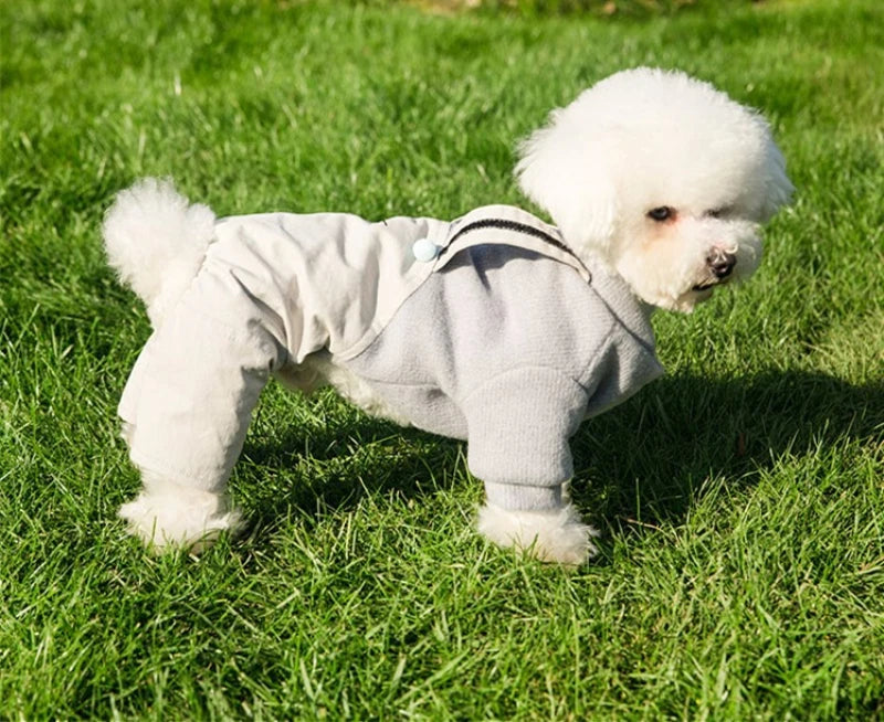Dog Overalls Winter Clothes Jumpsuit Pet Costume
