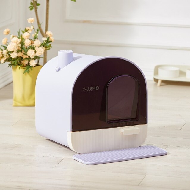 Fully Enclosed Cat Litter Box Odor Proof Cat Toilet Drawer