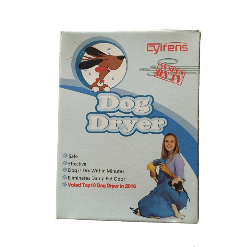 Portable Folding Dogs Hair Dryer Blow Pet Fast Drying Bags