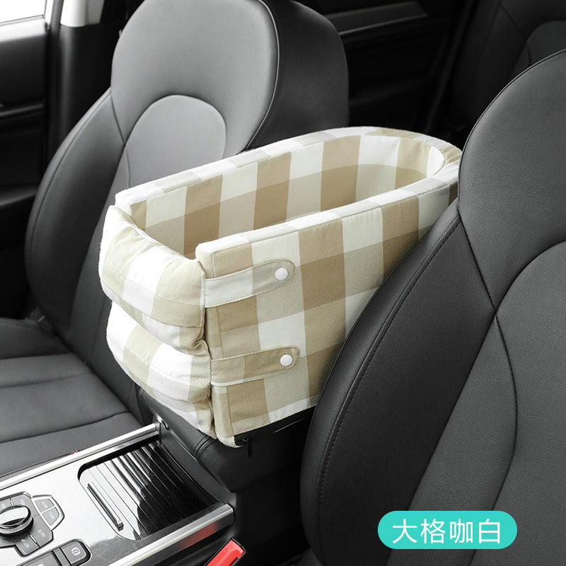 New Car Central Control Armrest Box Pet Nest Dog Cat Car Safety Seat