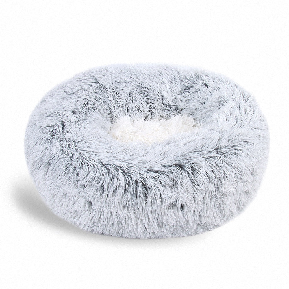 Pet Bed Kennel Round Winter Warm Dog House Sleeping Bag