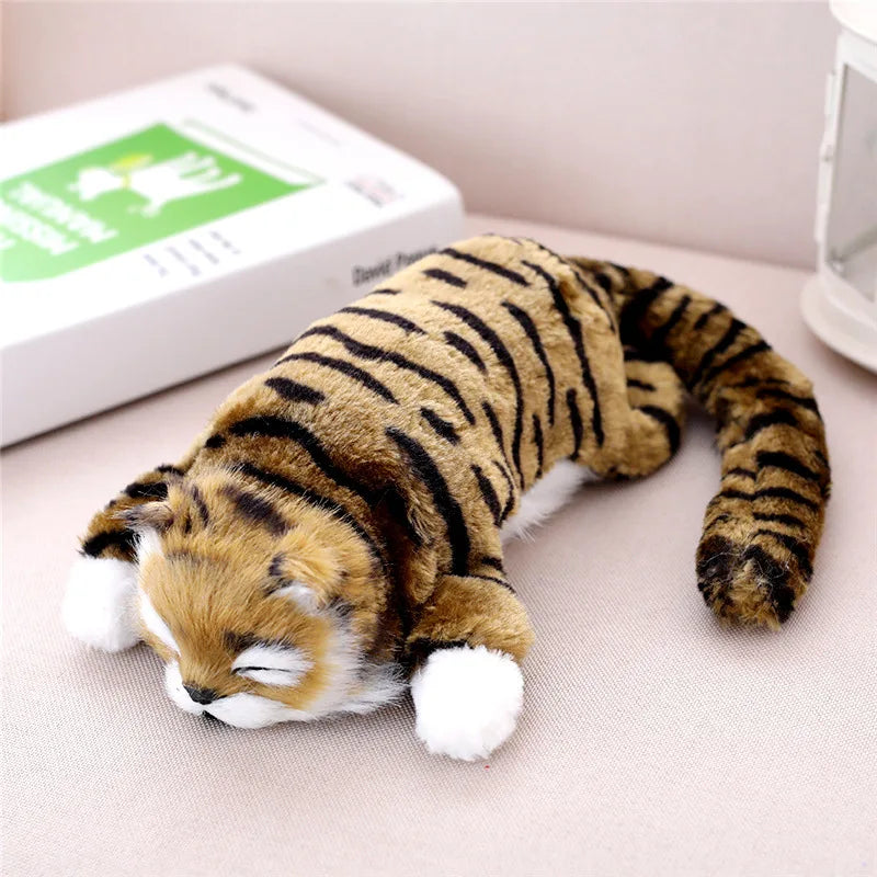 Electric Plush Pets Cat Cognitive Ability Interactive Tumbling Laughing Toys For Kids