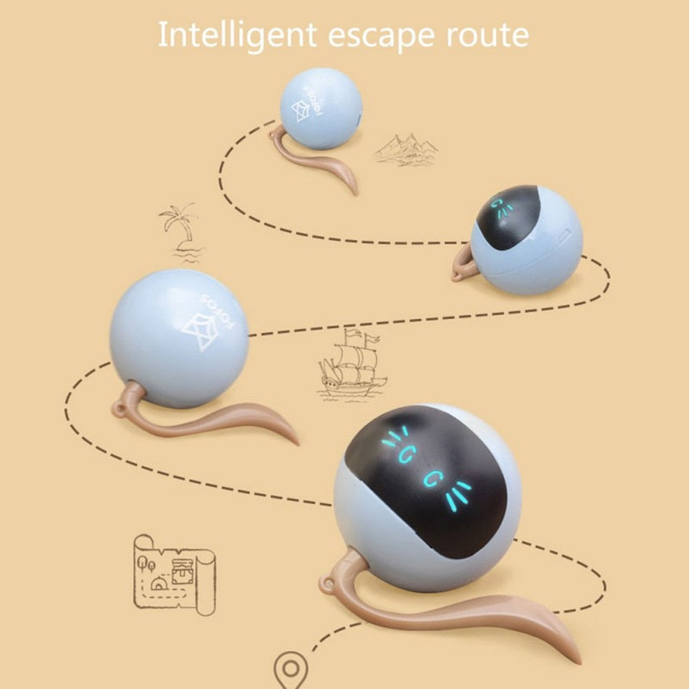 Electric USB Automatic Cat Ball Toys Interactive