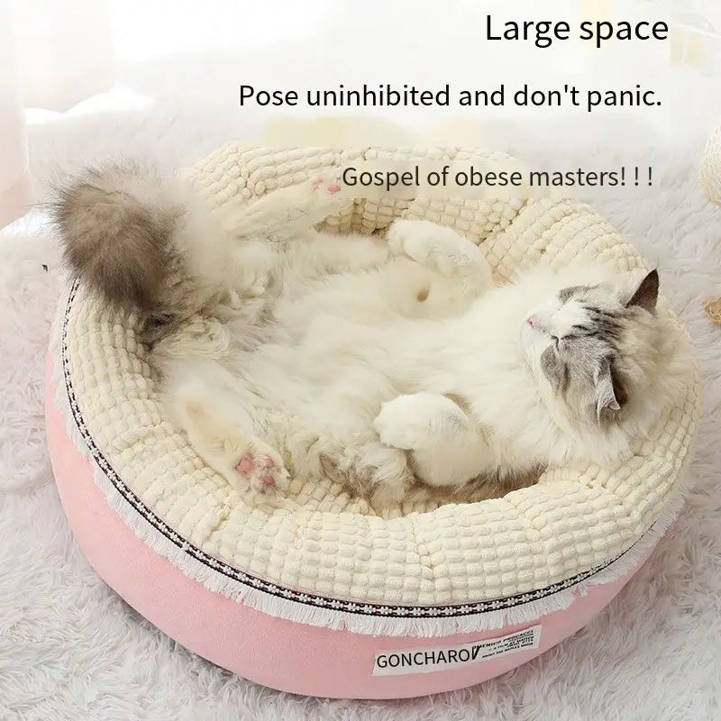 Cat House Winter Warm Sleep Cat Bed Mat