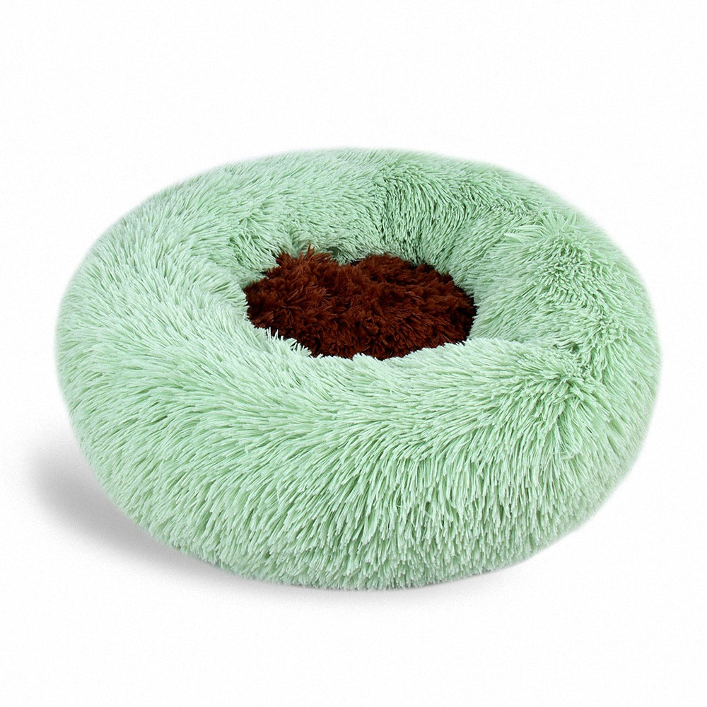 Pet Bed Kennel Round Winter Warm Dog House Sleeping Bag