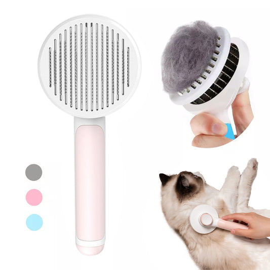 Pet Cat Brush Dog Comb Hair Removes Pet Hair Comb