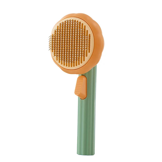 Pet Cat Brush Dog Comb Hair Emoval Self Cleaning Comb