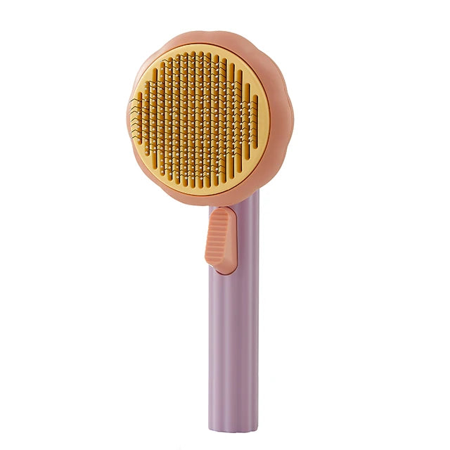 Pet Cat Brush Dog Comb Hair Emoval Self Cleaning Comb