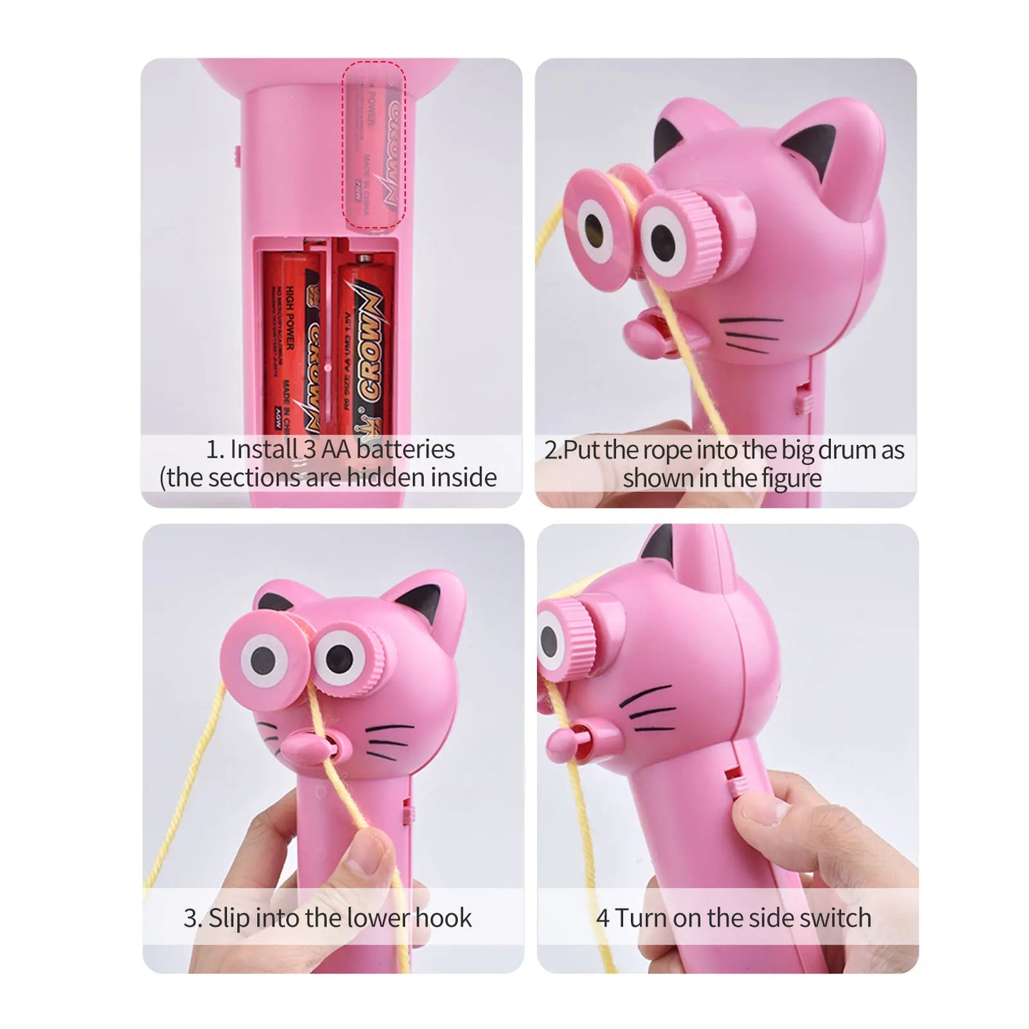 Cat String Controller Rope Rudder Flying Creative Funny Electric Toys