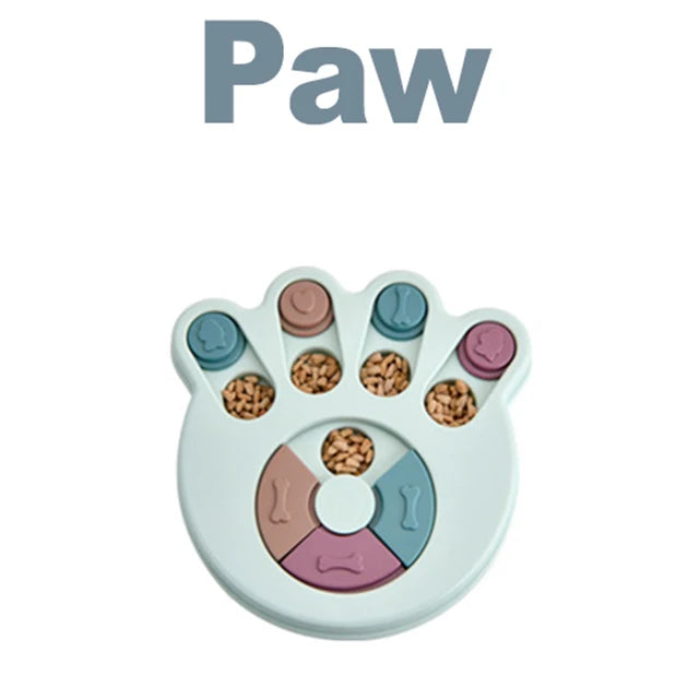 Interactive Dog Training Feeding Turntable Toy
