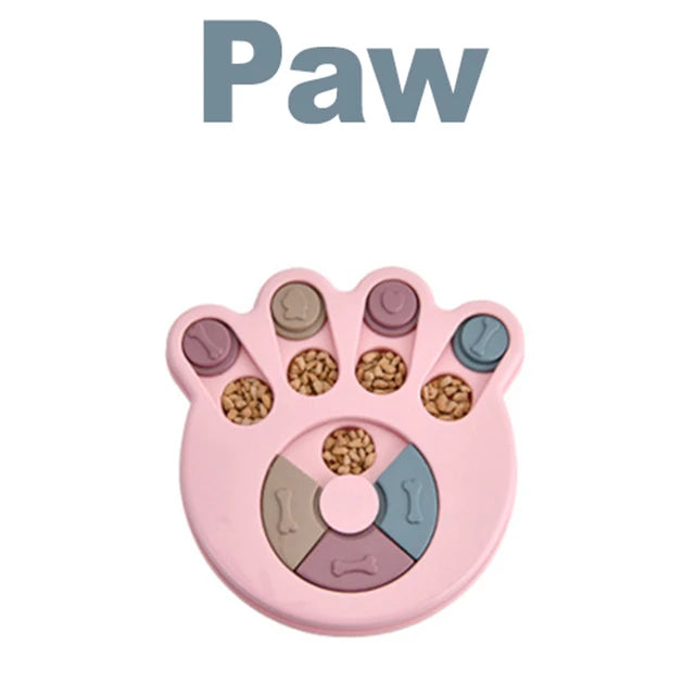 Interactive Dog Training Feeding Turntable Toy
