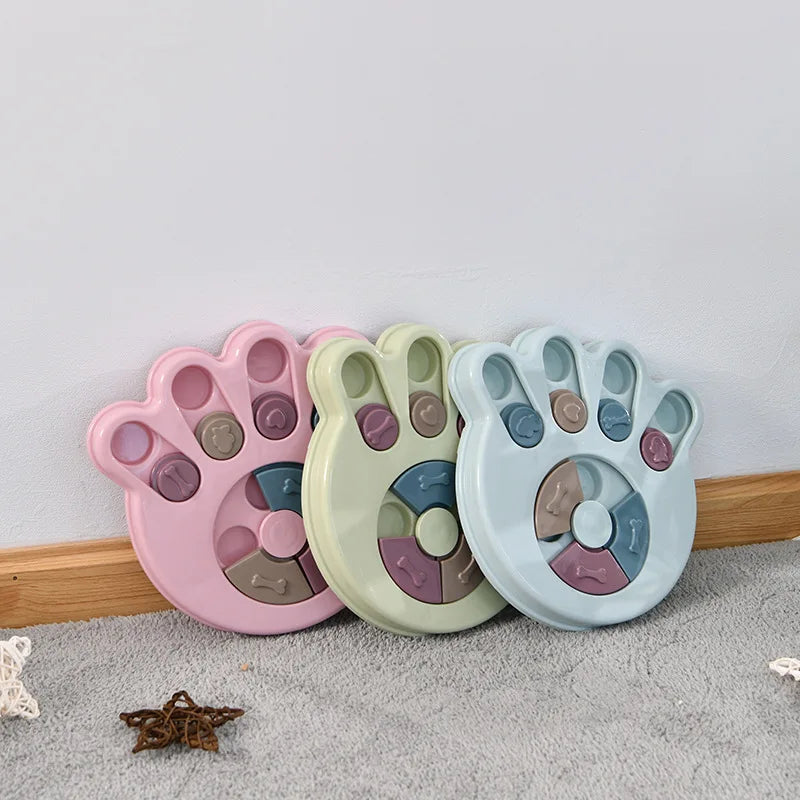 Interactive Dog Training Feeding Turntable Toy