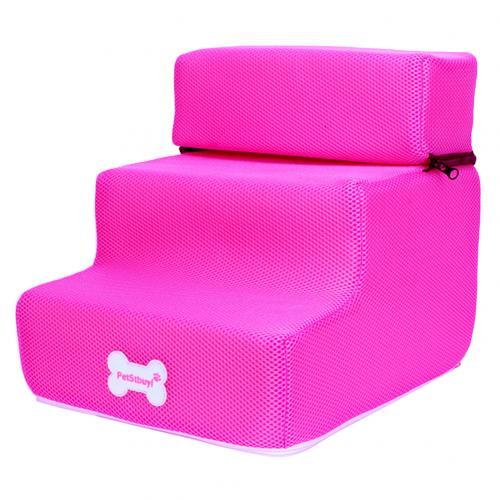 Dog Cat Pet 3 Step Removable Non-Slip Ramp Dog Climbing Bed Ladder