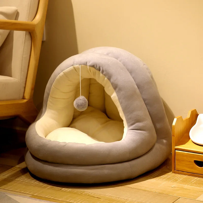 Lovely Warm Soft Cat Bed House Cat Bed Winter Pet Dog Nest