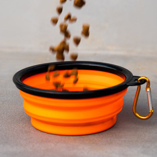 Foldable Dog Bowl Portable Silicone Large Water Food Bowl