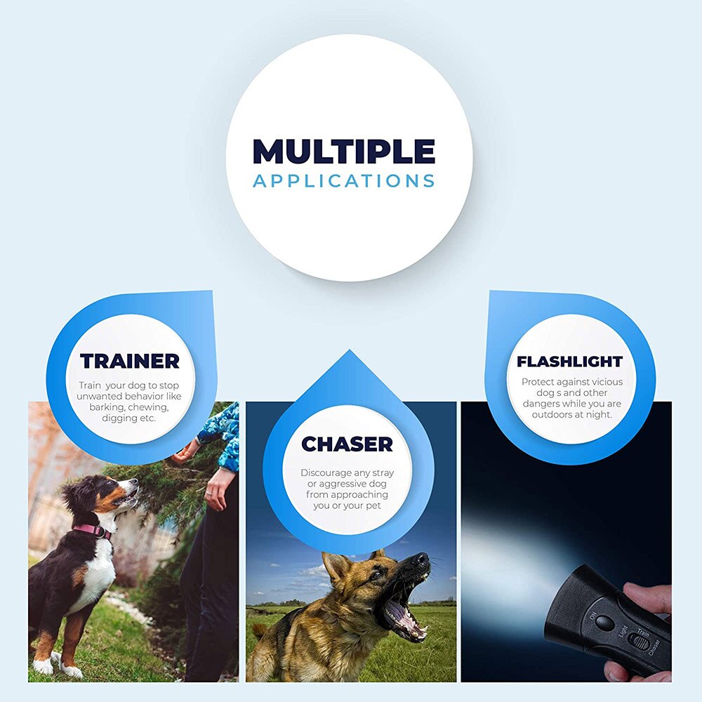 Pet Dog Repeller Anti Barking Stop Bark Training Device Trainer