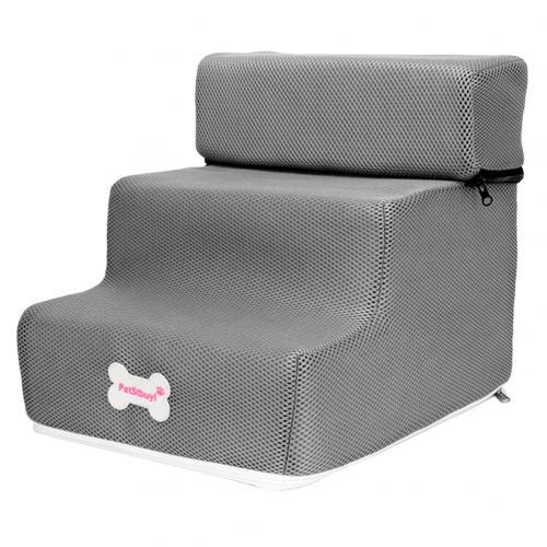 Dog Cat Pet 3 Step Removable Non-Slip Ramp Dog Climbing Bed Ladder