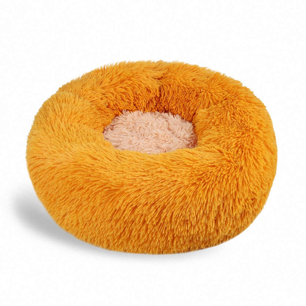 Pet Bed Kennel Round Winter Warm Dog House Sleeping Bag