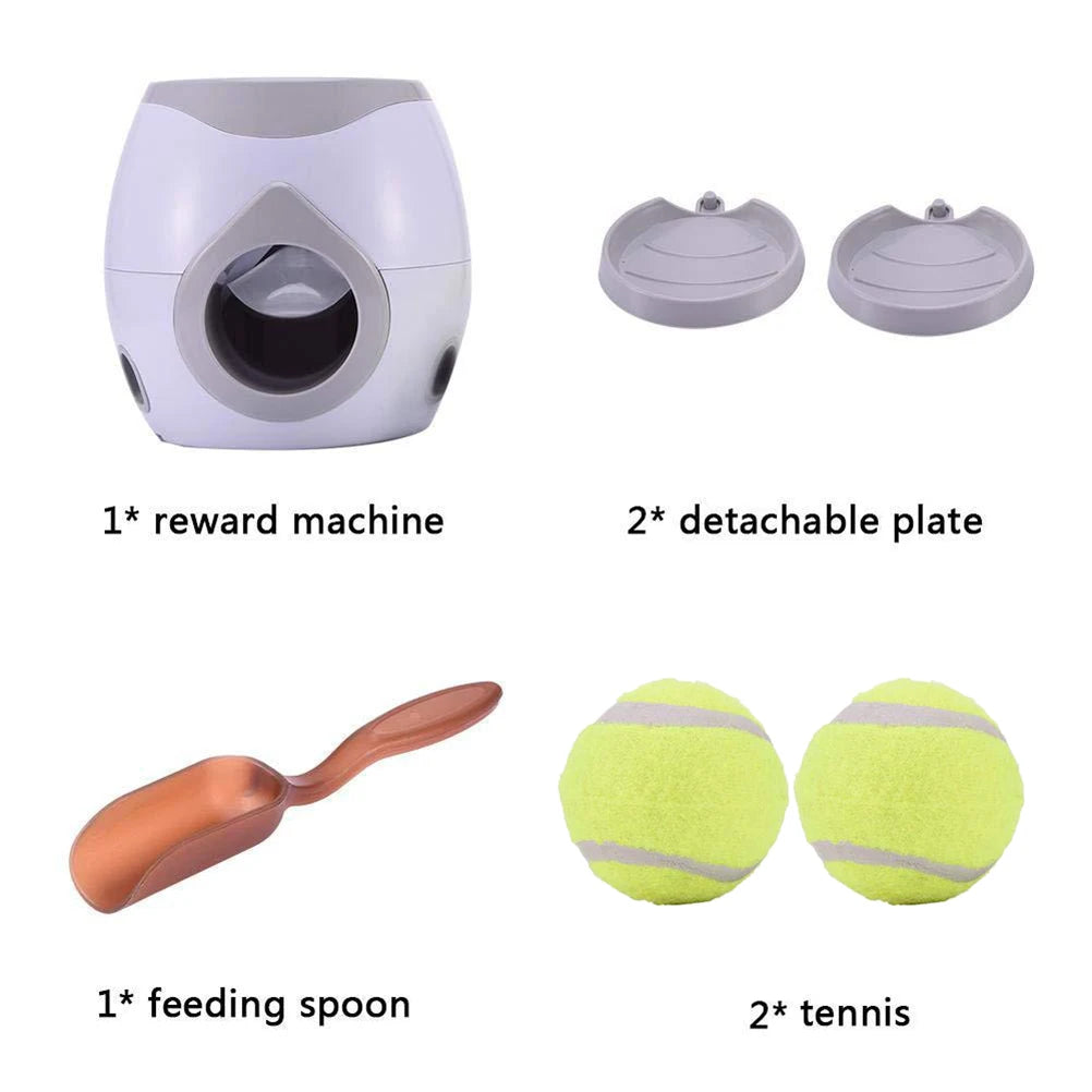 Pet Ball Launcher Toy Dog Tennis Food Reward Machine Toy