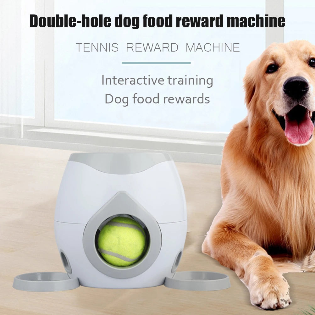 Pet Ball Launcher Toy Dog Tennis Food Reward Machine Toy