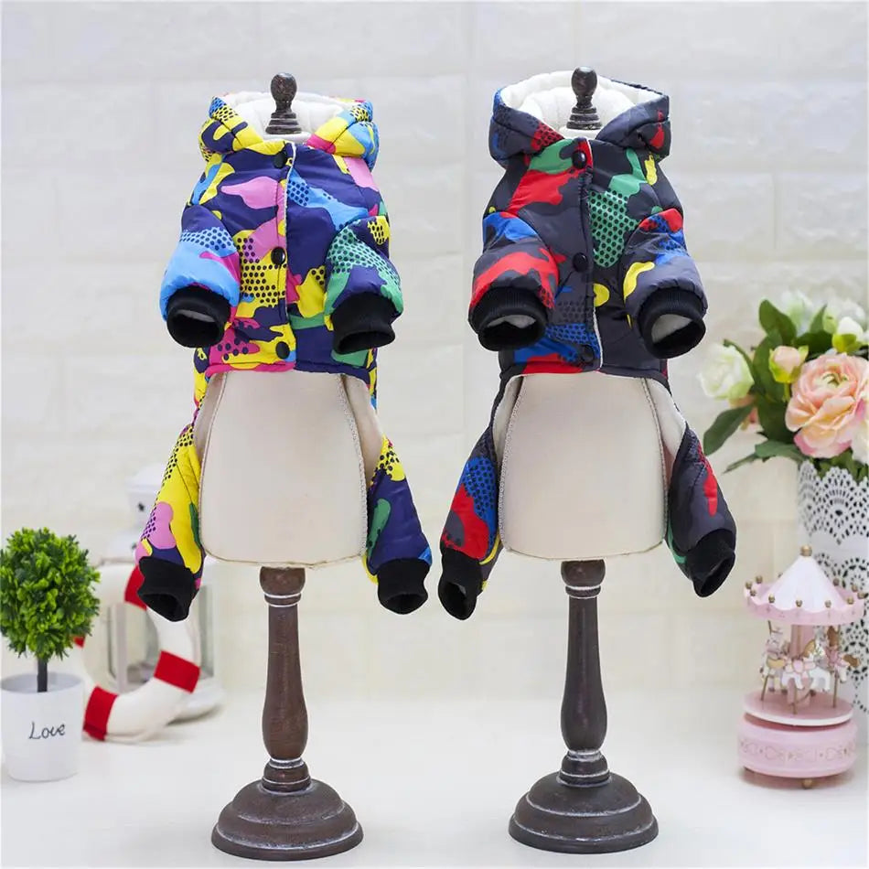 Pet Dog Clothes Winter Warm Dog Windproof Coat