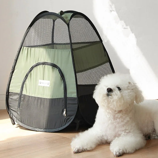 Pet Dog Summer Mesh Tent Nest