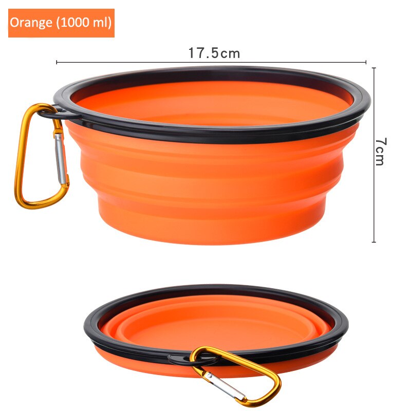 Foldable Dog Bowl Portable Silicone Large Water Food Bowl