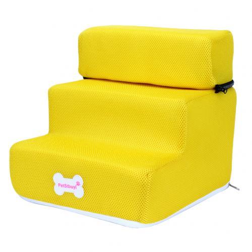 Dog Cat Pet 3 Step Removable Non-Slip Ramp Dog Climbing Bed Ladder