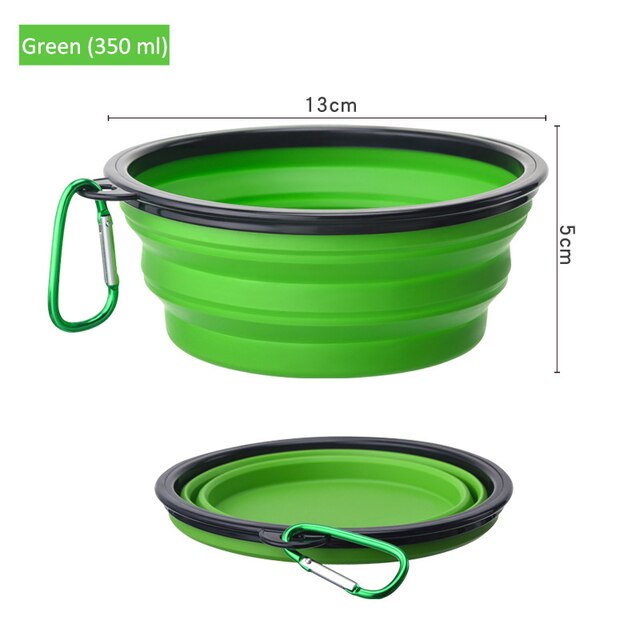 Foldable Dog Bowl Portable Silicone Large Water Food Bowl