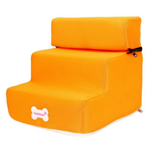 Dog Cat Pet 3 Step Removable Non-Slip Ramp Dog Climbing Bed Ladder